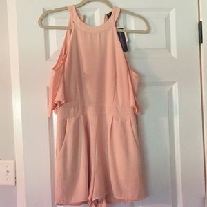 Peach romper